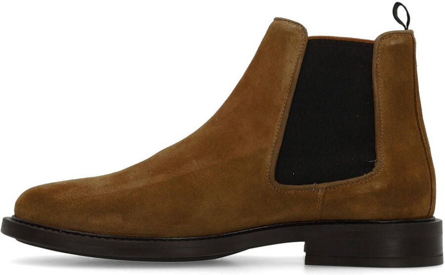 Manfield Heren Cognac suède chelsea boots - Foto 3