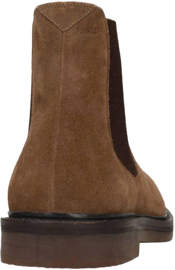 Manfield Heren Taupe suède chelsea boots - Foto 2