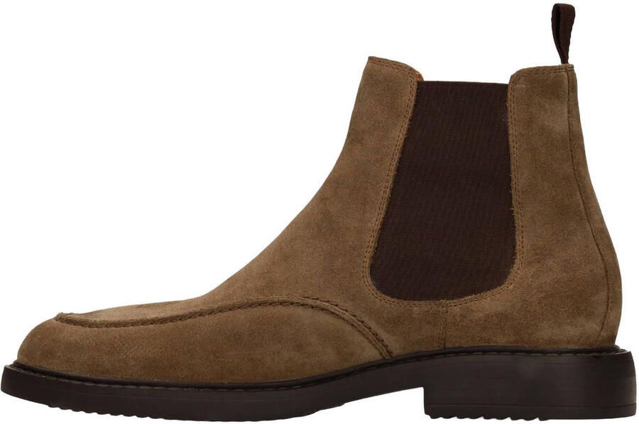 Manfield Heren Taupe suède chelsea boots - Foto 2
