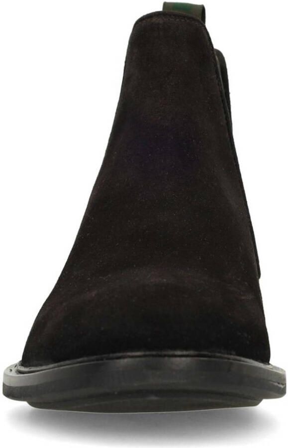 Manfield Heren Zwarte suède chelsea boots - Foto 2