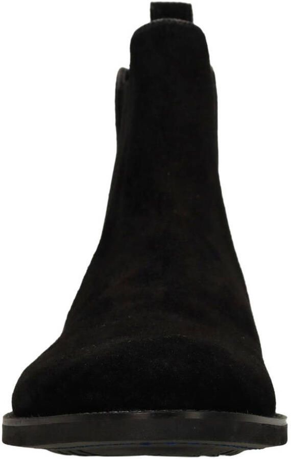 Manfield Heren Zwarte suède chelsea boots - Foto 3