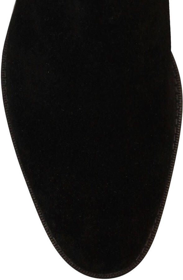 Manfield Heren Zwarte suède chelsea boots - Foto 2