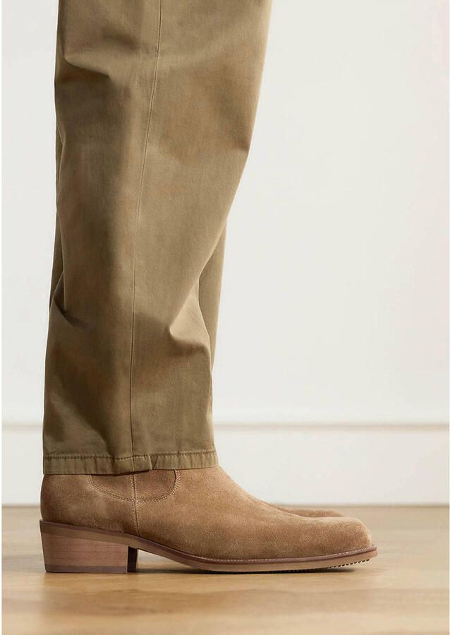 Manfield Heren Taupe suède boots - Foto 3