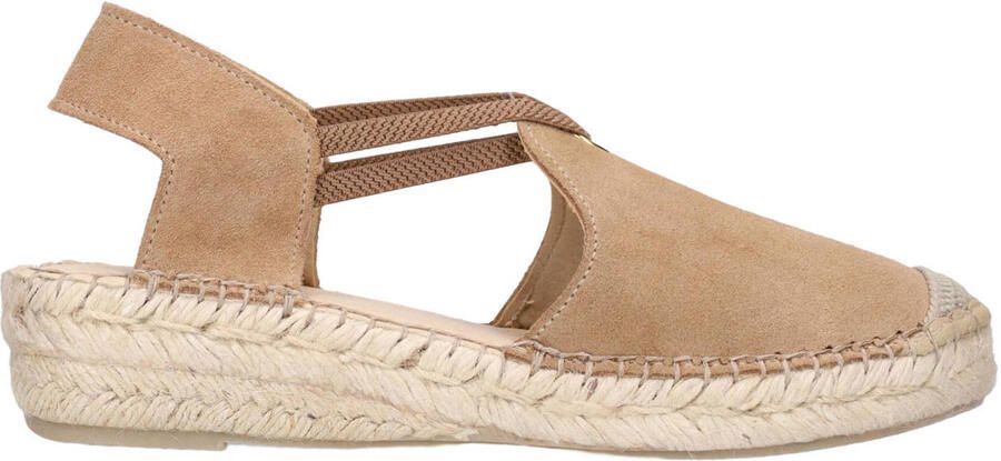 Manfield Dames Taupe suède sleehakken