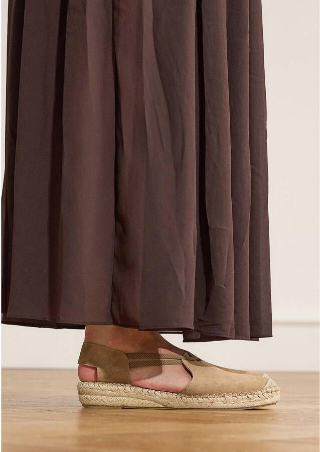 Manfield Dames Taupe suède sleehakken - Foto 2