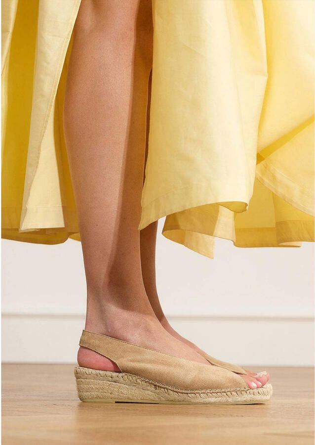 Manfield suède espadrilles cognac - Foto 2