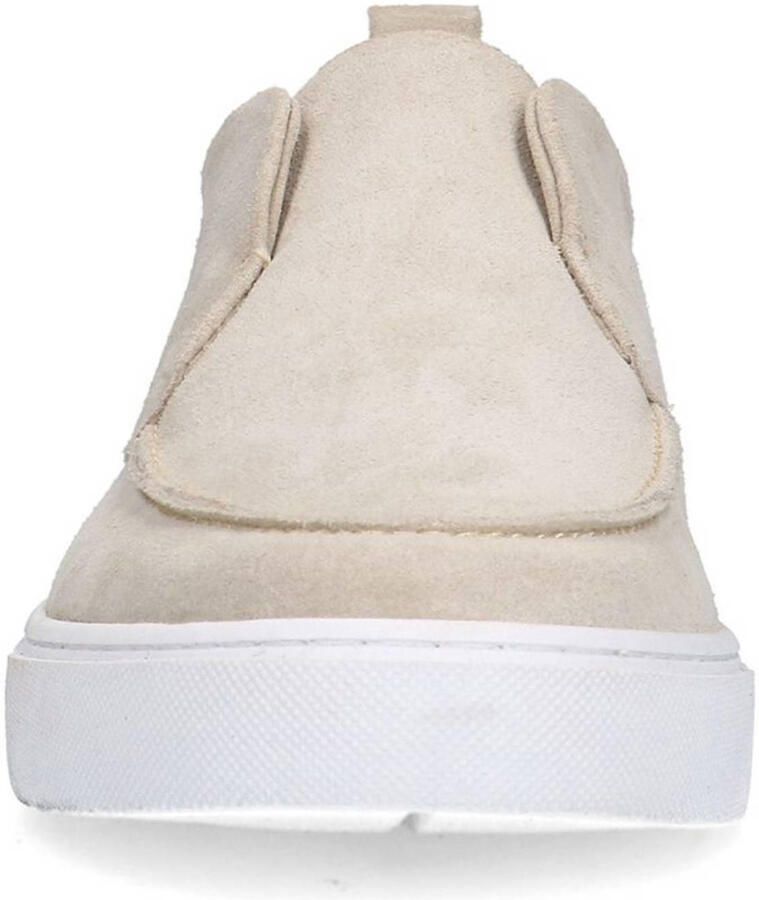 Manfield Heren Beige suède loafer