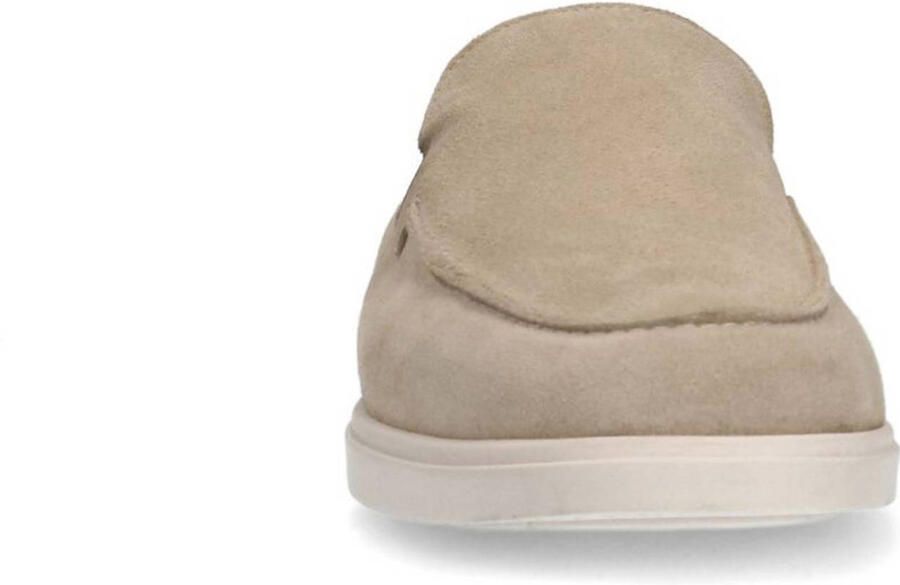 Manfield Heren Beige suède loafers