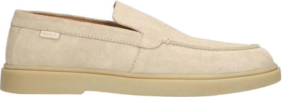 Manfield Heren Beige suède loafers