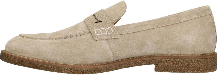 Manfield Heren Beige suède loafers - Foto 3