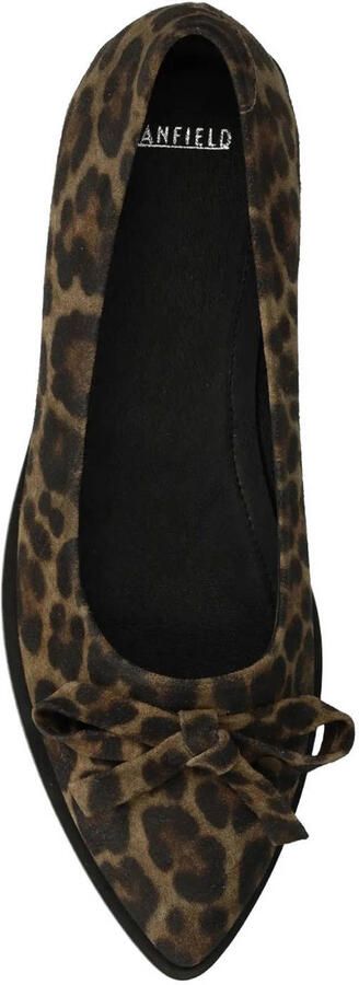 Manfield Dames Leopard suède loafers - Foto 3