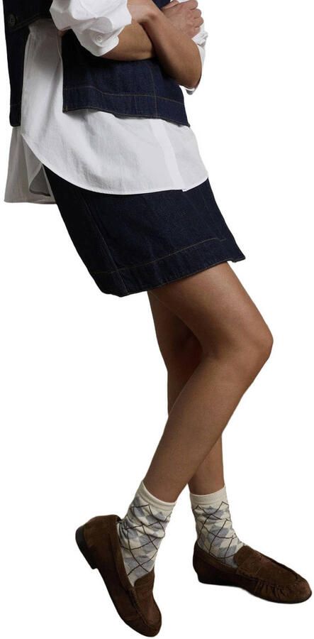 Manfield Dames Bruine suède loafers - Foto 2