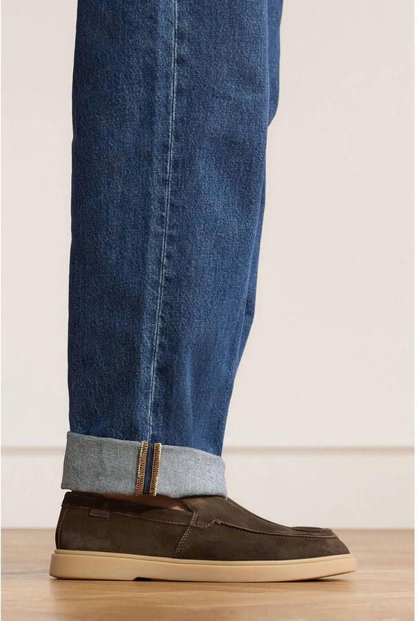 Manfield Heren Bruine suède loafers - Foto 2