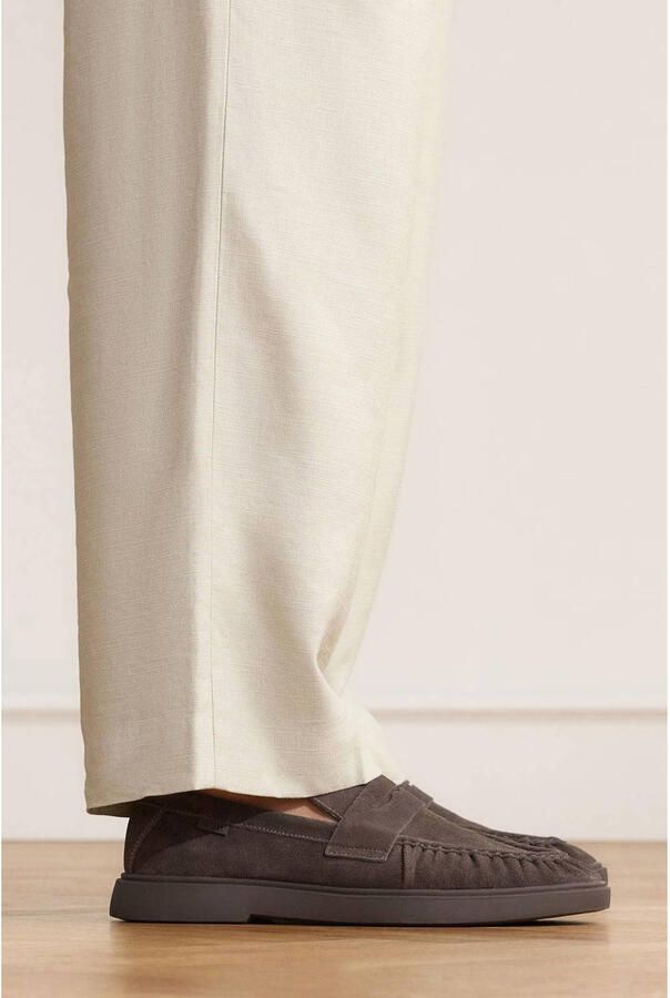 Manfield Heren Bruine suède loafers - Foto 2