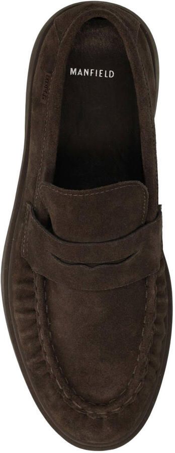 Manfield Heren Bruine suède loafers - Foto 3