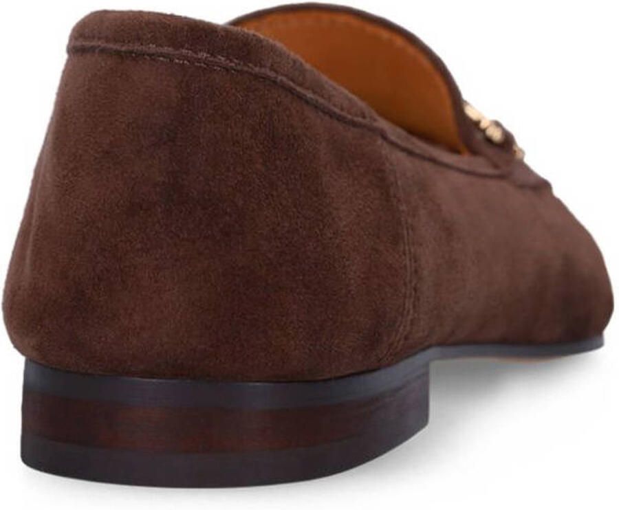 Manfield Dames Bruine suède loafers - Foto 2