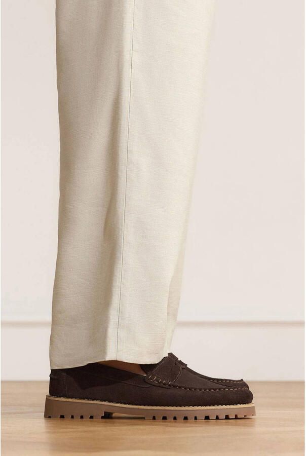 Manfield Heren Bruine suède loafers - Foto 3