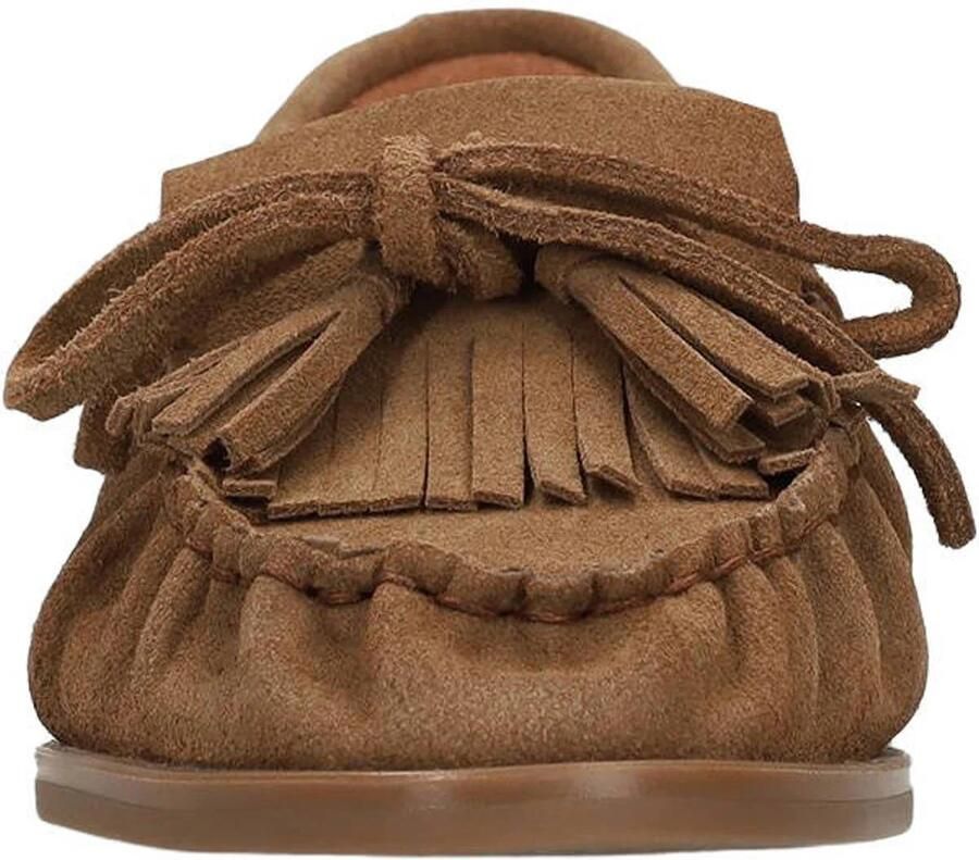 Manfield Dames Cognac suède loafers - Foto 2