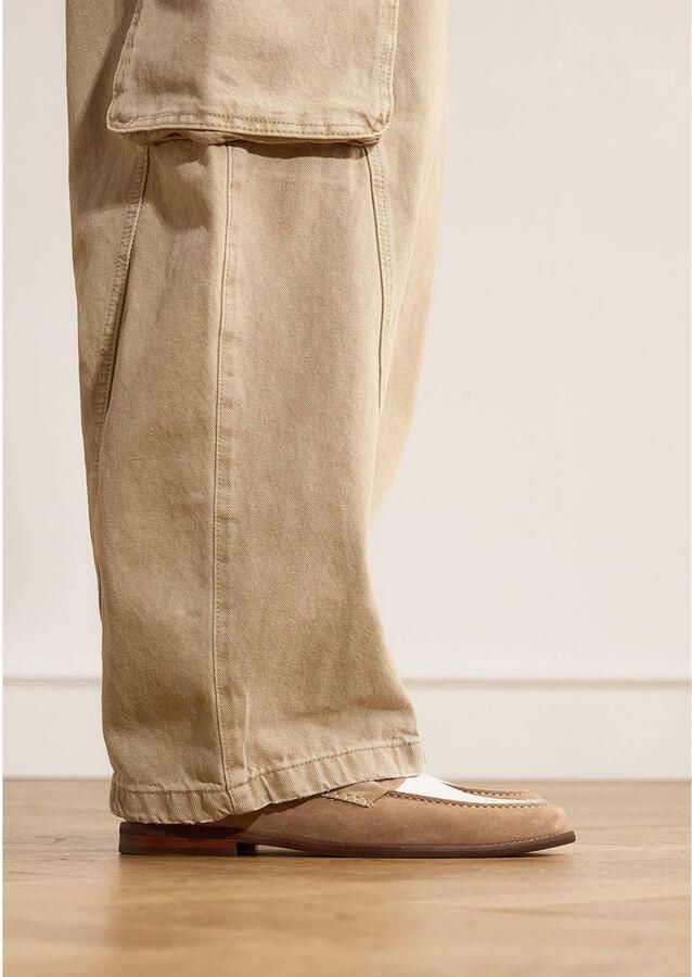 Manfield Heren Taupe suède loafers - Foto 2