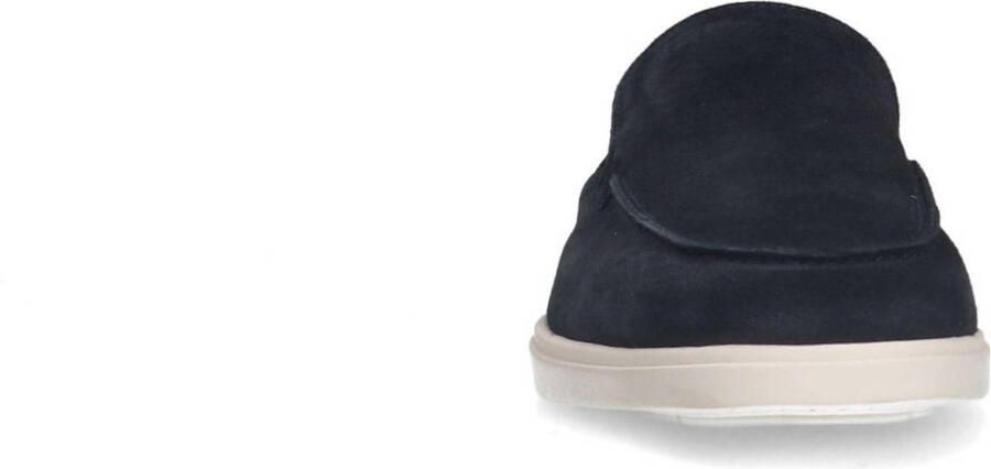 Manfield Heren Donkerblauwe suède loafers - Foto 3