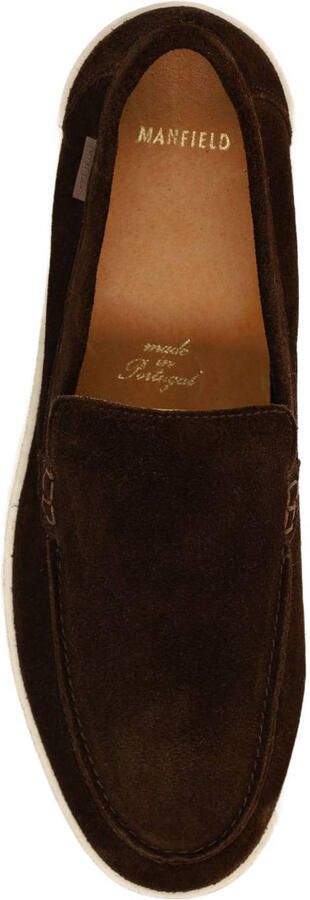 Manfield Heren Bruine suède loafers - Foto 2