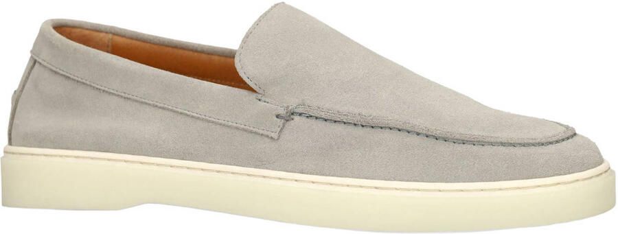 Manfield Heren Grijze suède loafers - Foto 3