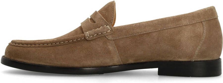 Manfield Heren Taupe suède loafers - Foto 3