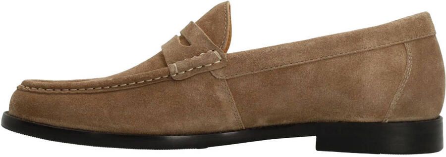 Manfield Heren Taupe suède loafers - Foto 3