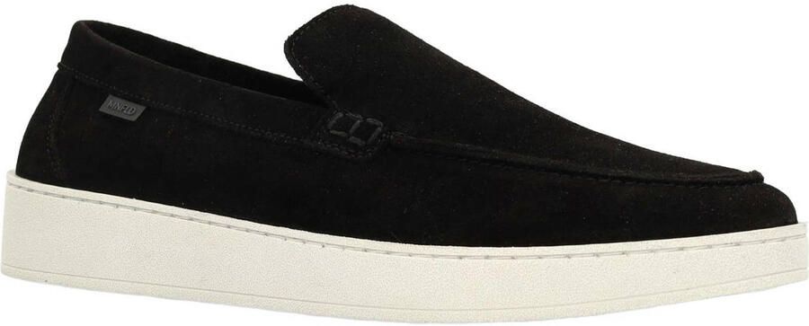 Manfield Heren Zwarte suède loafers - Foto 2