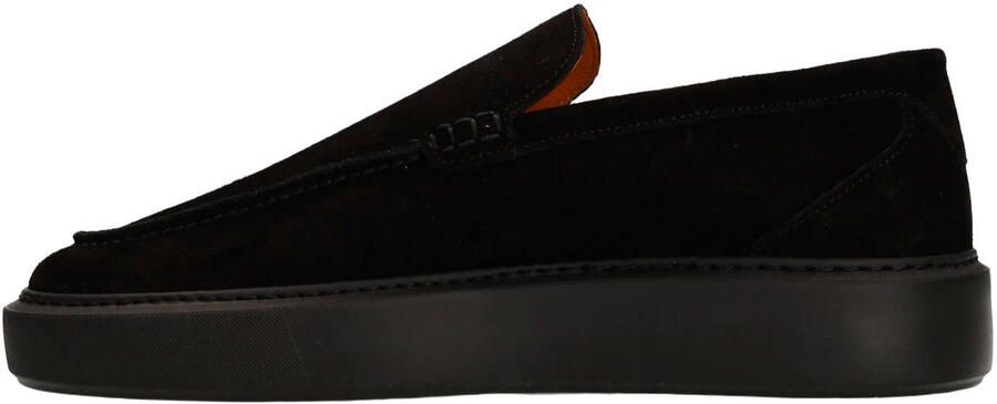 Manfield Heren Zwarte suède loafers - Foto 2