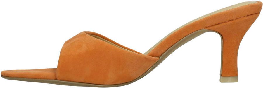 Manfield Dames Oranje suède pumps - Foto 3