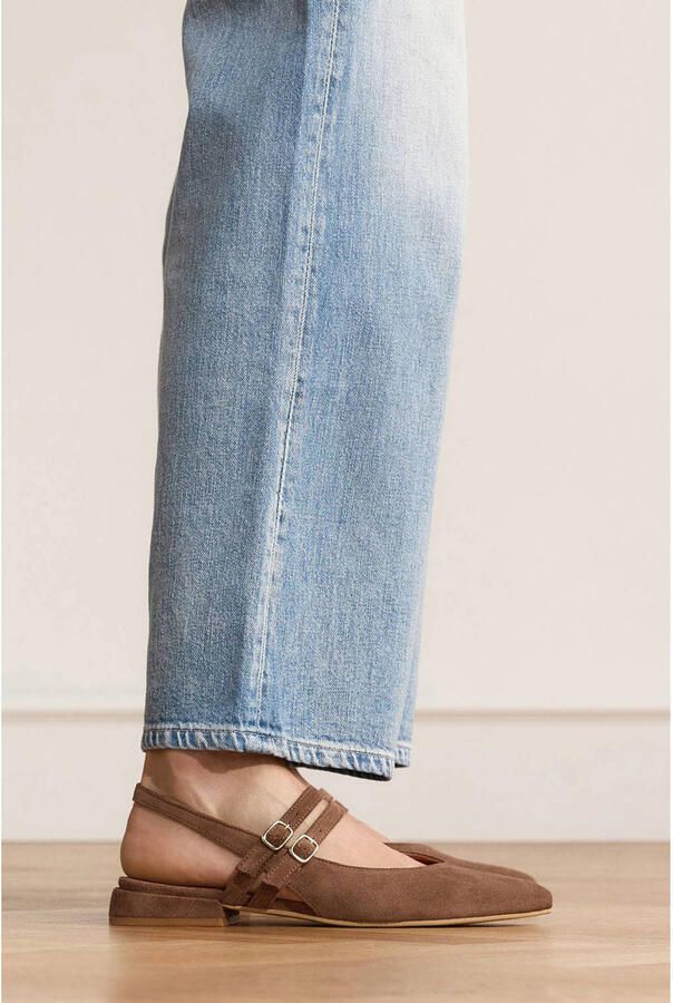 Manfield Dames x Gabriela Bruine suède slingbacks - Foto 2