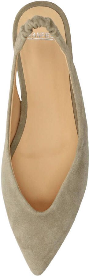 Manfield Dames Groene suède slingbacks - Foto 2