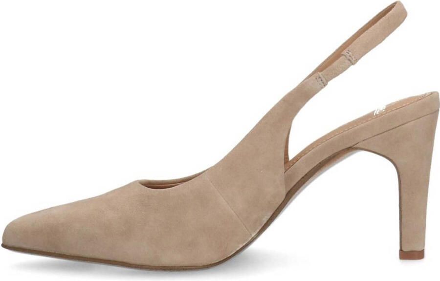 Manfield Dames Beige suède slingbacks - Foto 2