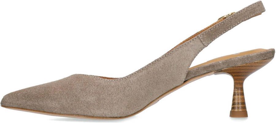 Manfield Dames Taupe suède slingbacks - Foto 2