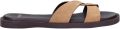Manfield Dames Bruine suède slippers - Taupe