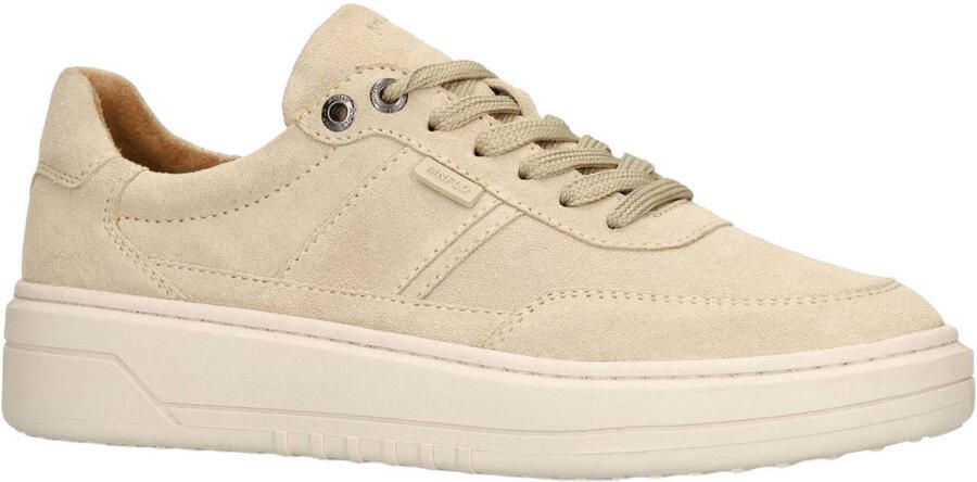 Manfield Heren Beige suède sneakers - Foto 3