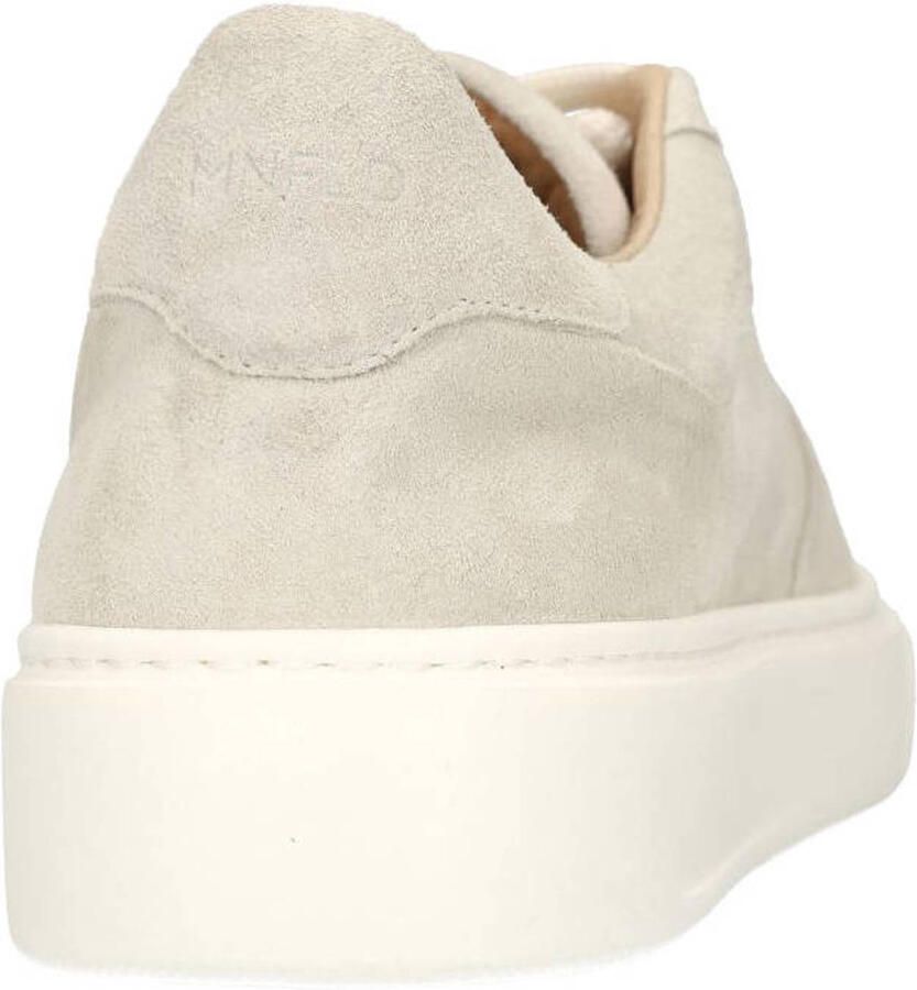 Manfield Heren Licht grijze suède sneakers - Foto 2