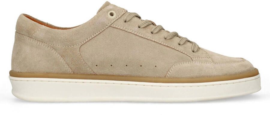 Manfield Heren Beige suède sneakers