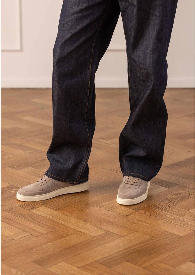 Manfield Heren Beige suède sneakers