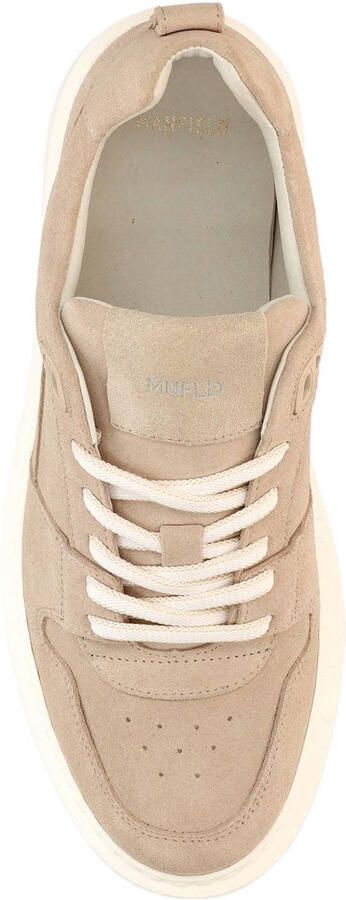 Manfield Heren Beige suède sneakers - Foto 3