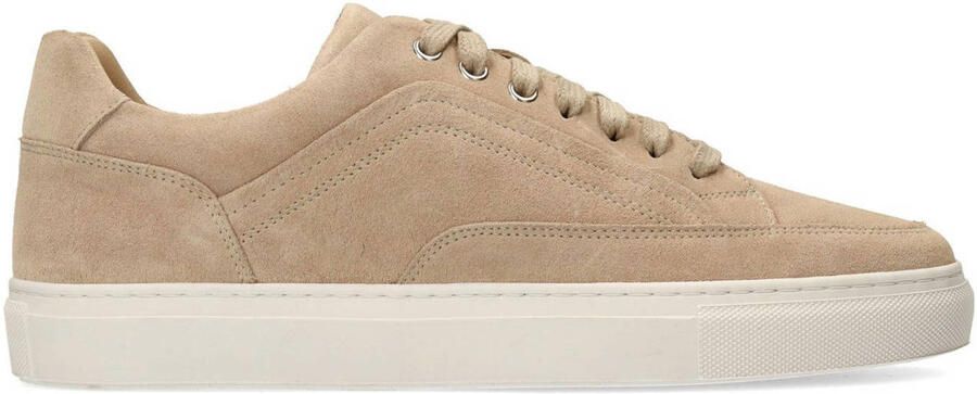 Manfield Heren Beige suède sneakers