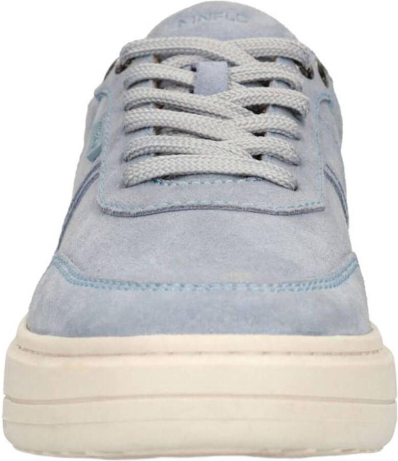 Manfield Heren Blauwe suède sneakers - Foto 3