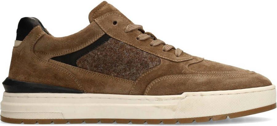 Manfield Heren Taupe suède sneakers