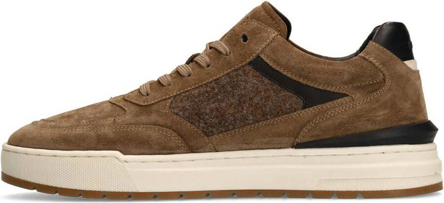 Manfield Heren Taupe suède sneakers