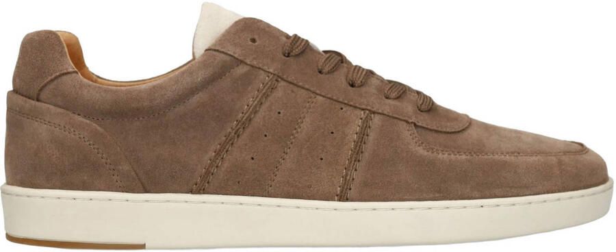 Manfield Heren Taupe suède sneakers