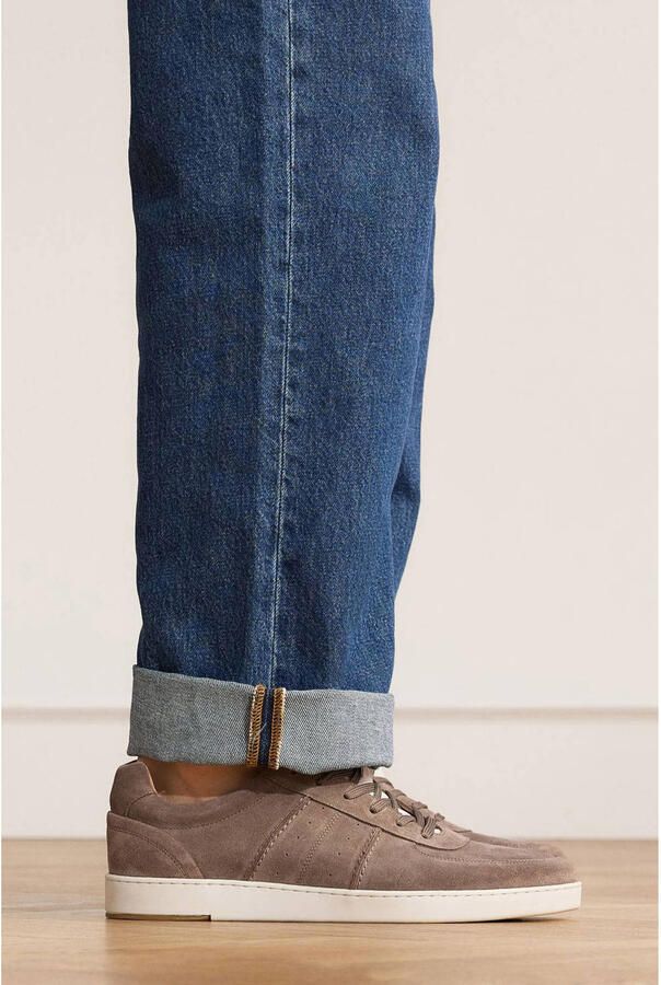 Manfield Heren Taupe suède sneakers - Foto 2