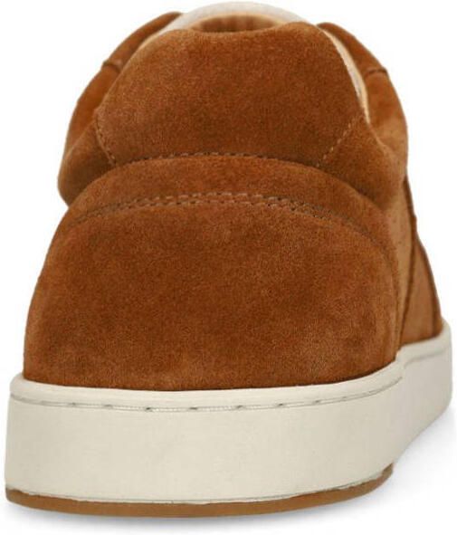Manfield Heren Cognac suède sneakers - Foto 2