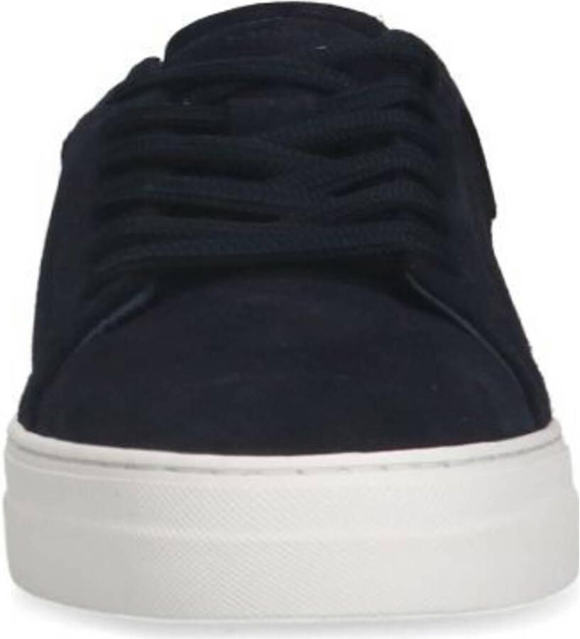 Manfield Heren Donkerblauwe suède sneakers - Foto 2