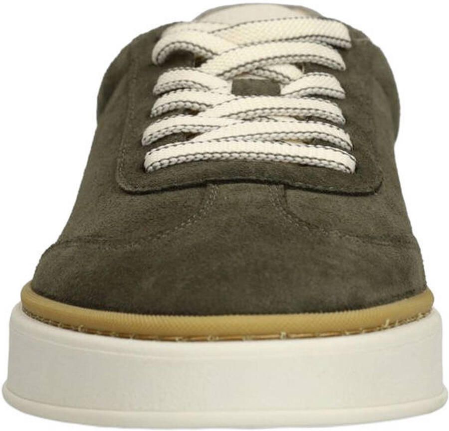 Manfield suède sneakers donkergroen - Foto 2
